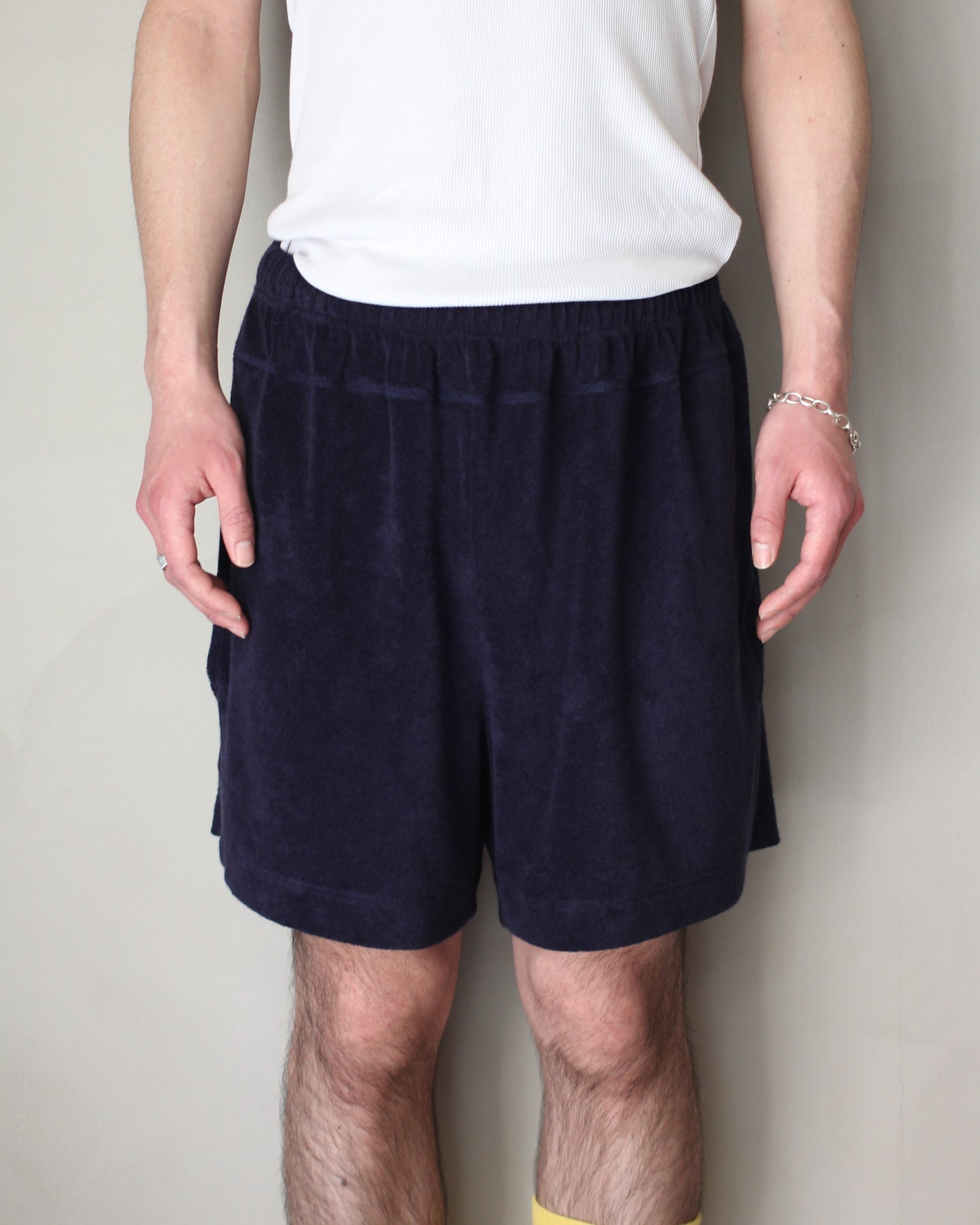 HOWLIN'（ハウリン） / Towel Shorts "Navy"