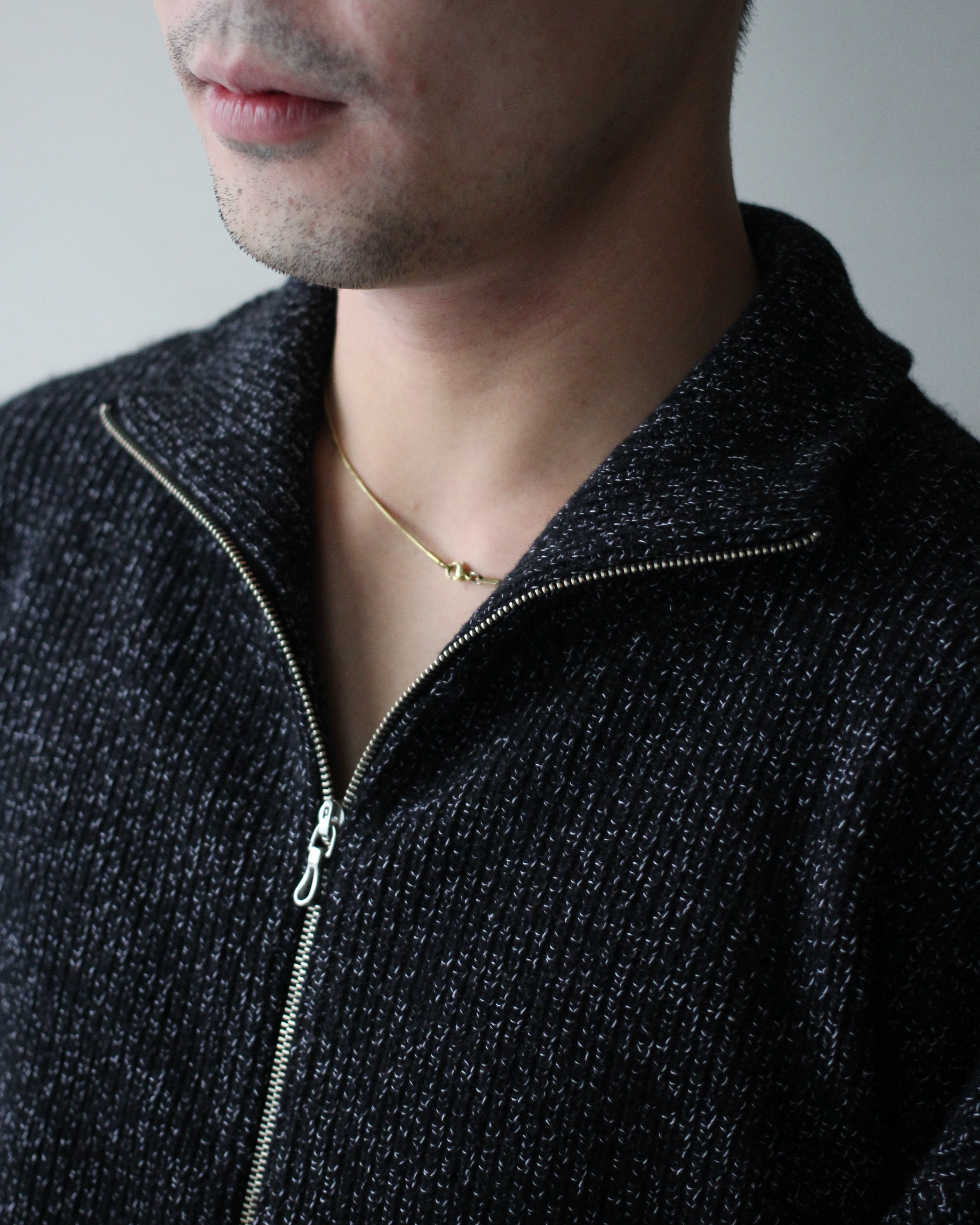 ULTERIOR/W/C MEALANGE RIB DRIVERS KNIT 