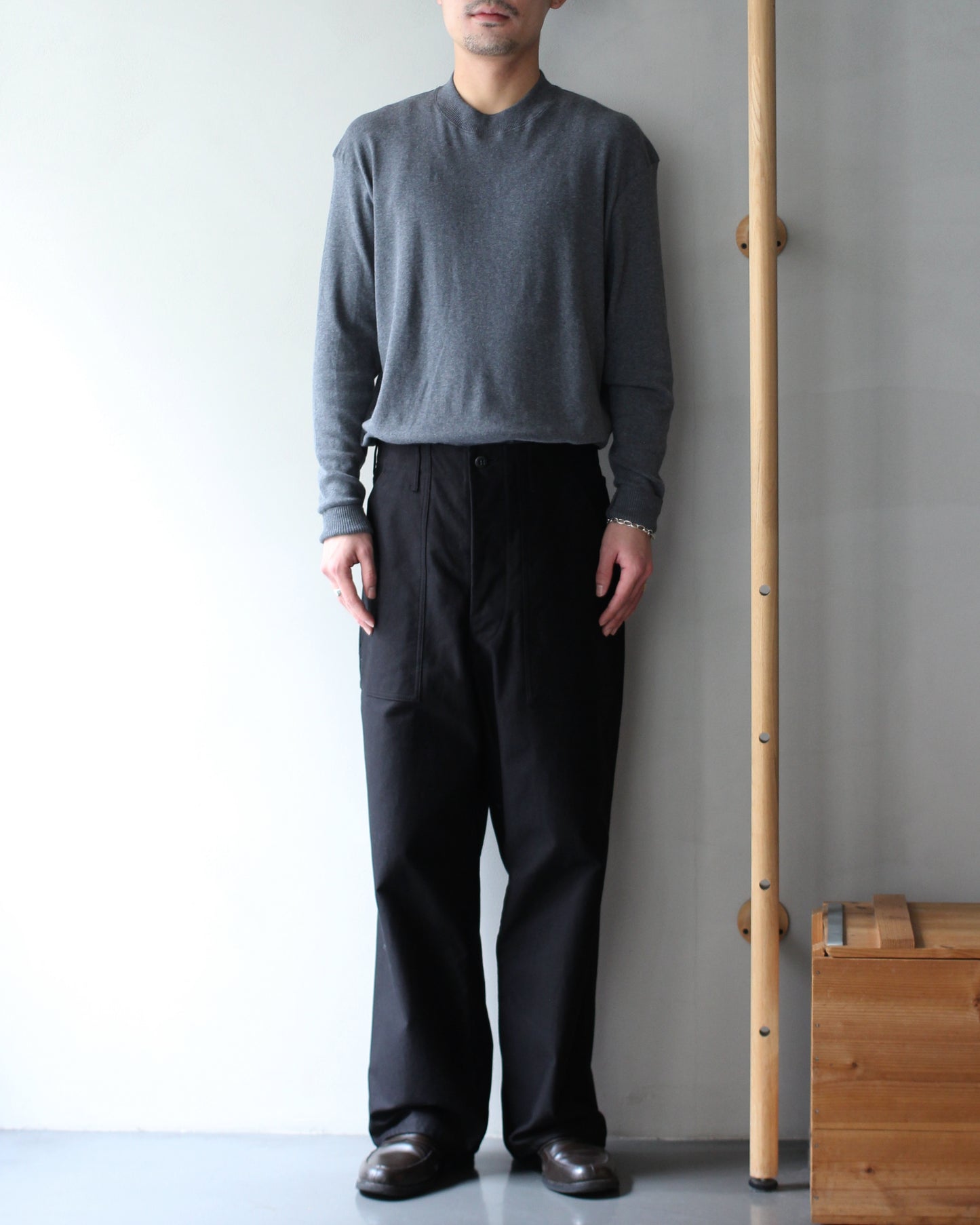 TUKI/0152baker pants "black"