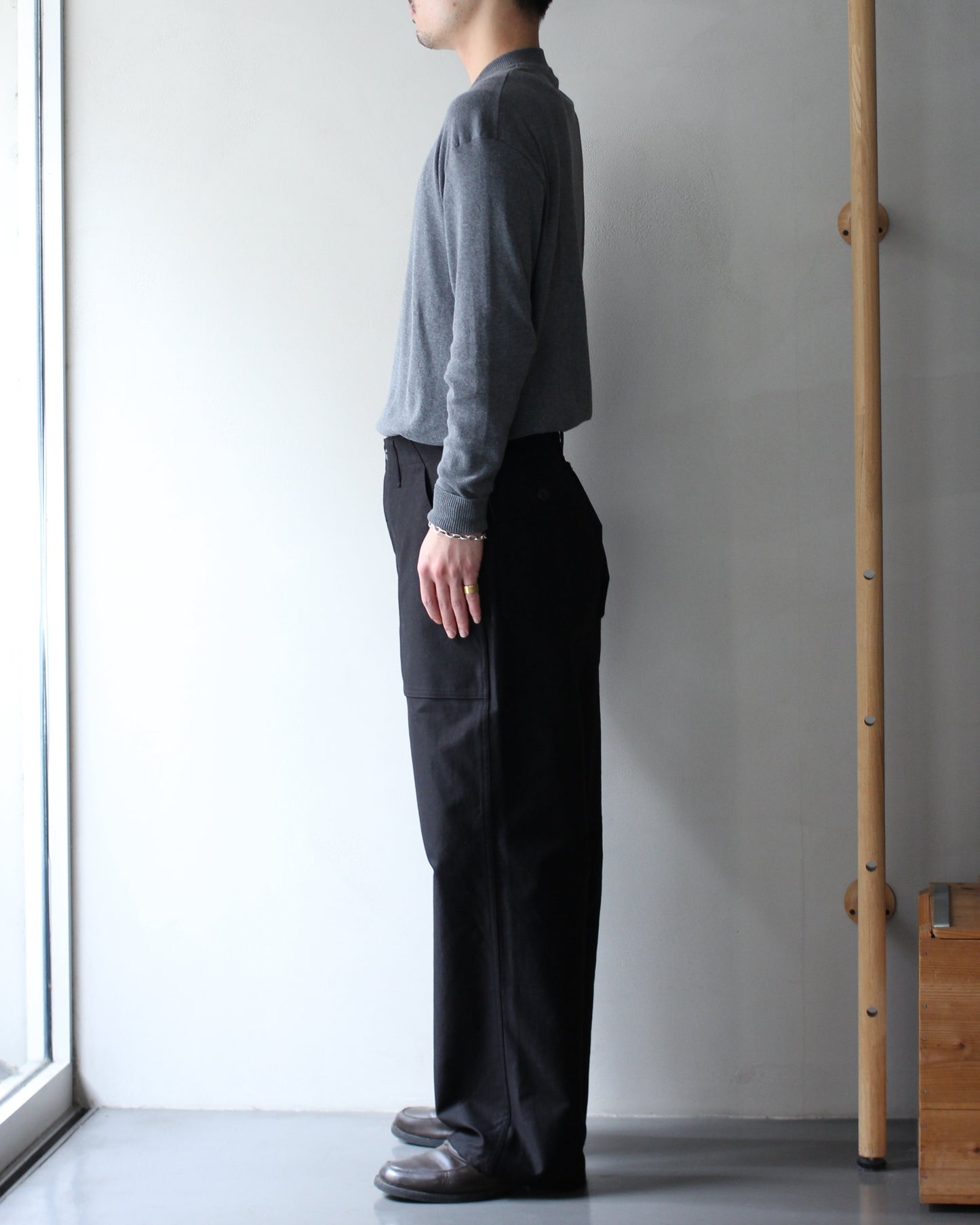 TUKI/0152baker pants "black"