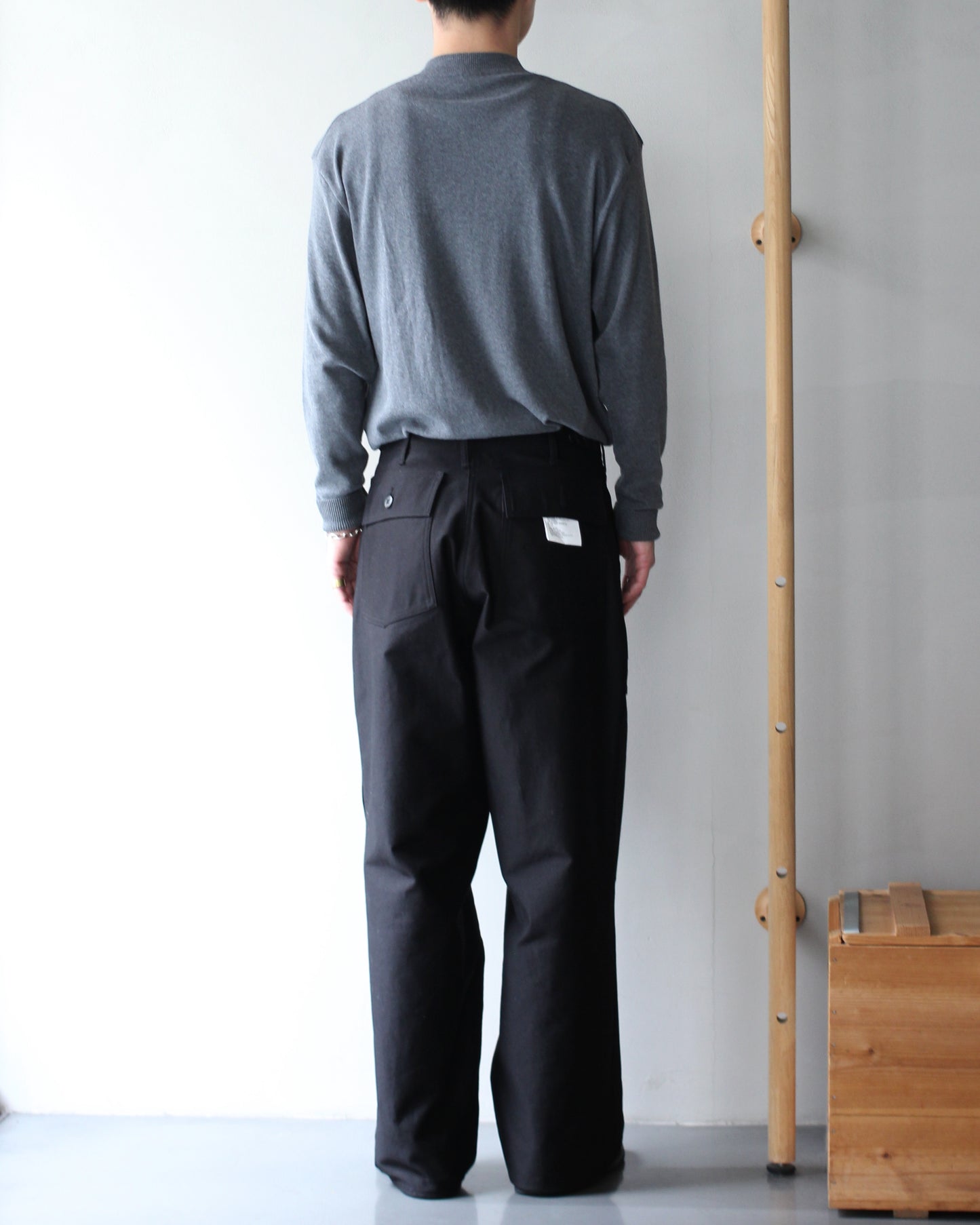 TUKI/0152baker pants "black"