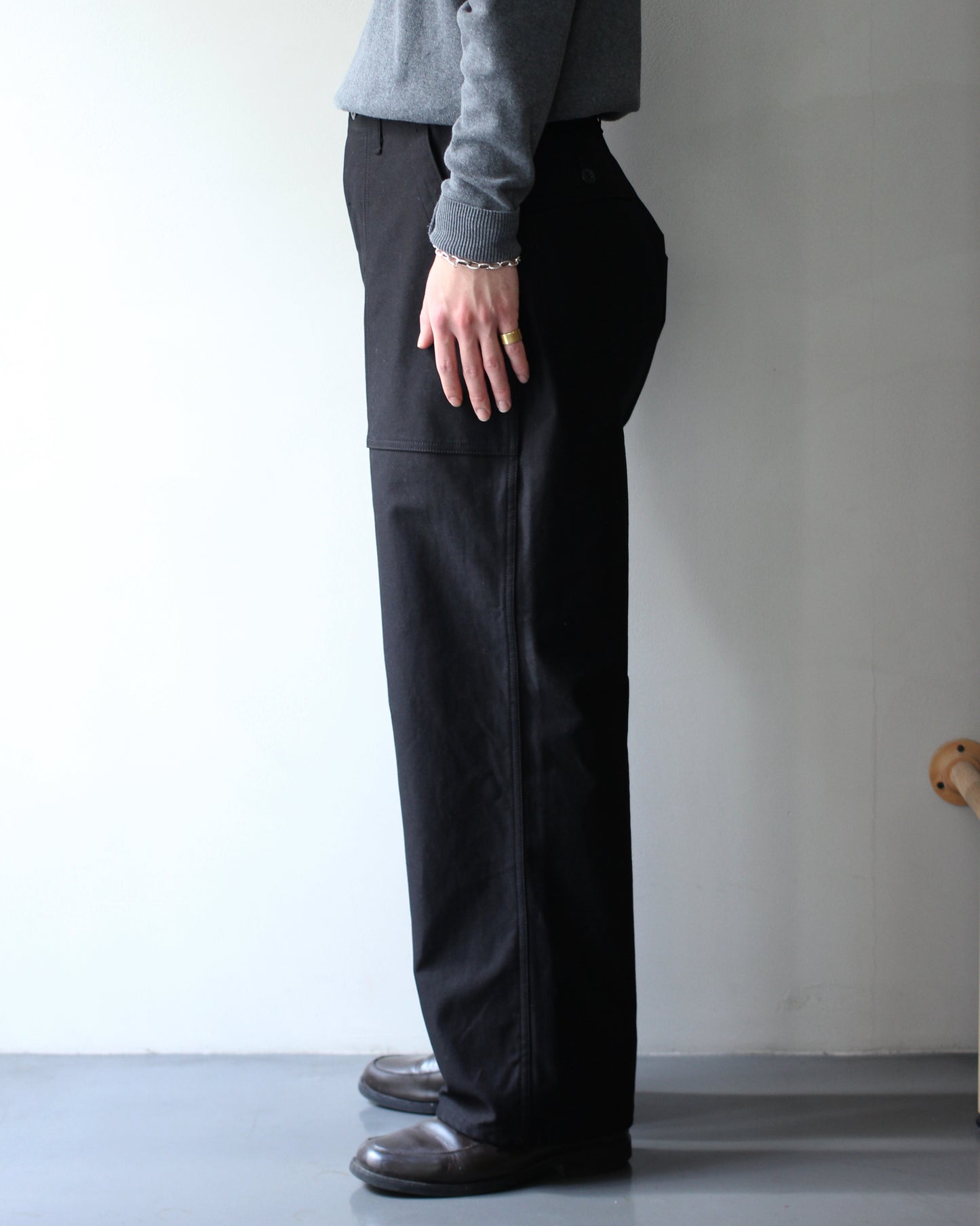 TUKI/0152baker pants "black"