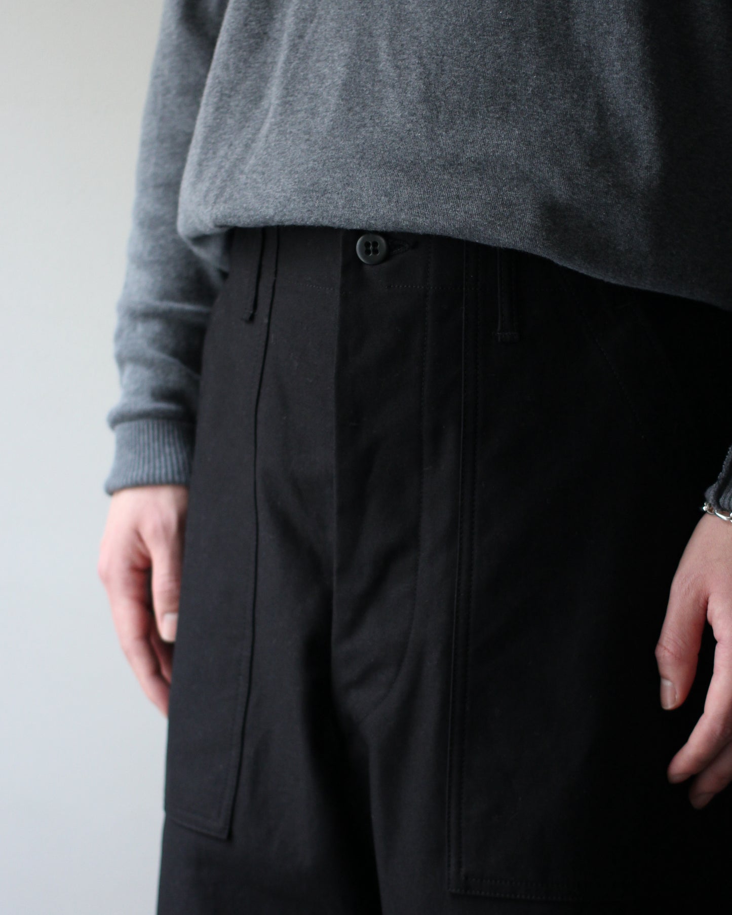 TUKI/0152baker pants "black"