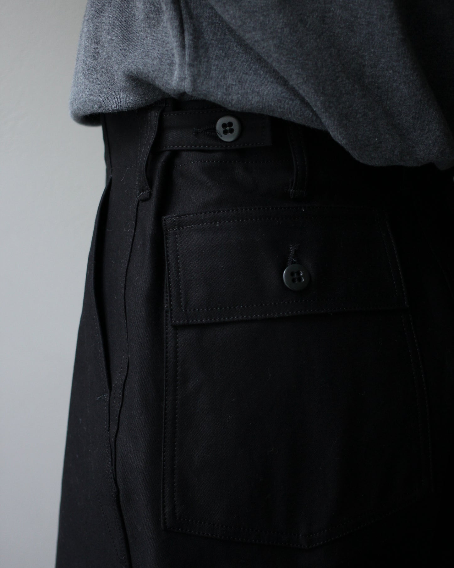 TUKI/0152baker pants "black"
