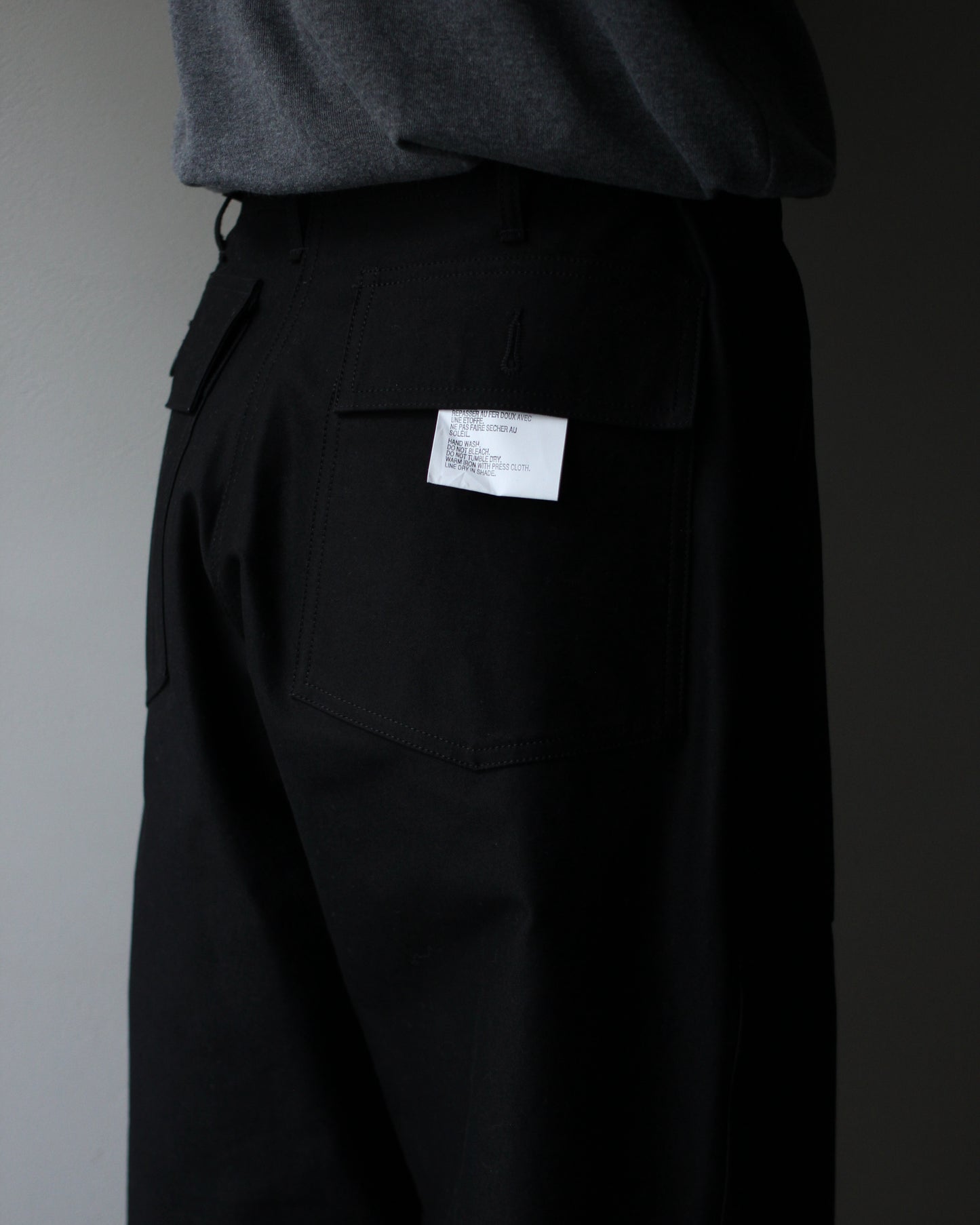 TUKI/0152baker pants "black"