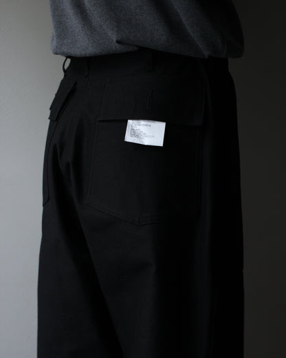 TUKI/0152baker pants "black"