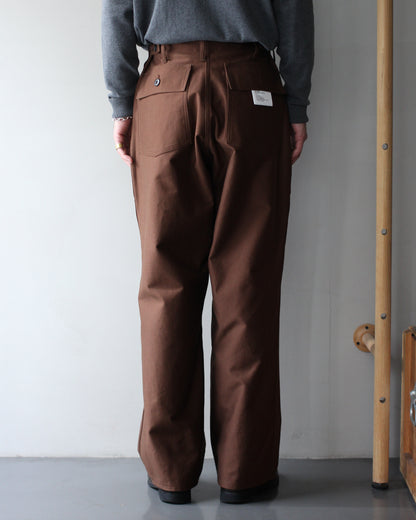 TUKI/0152baker pants "chocolate"