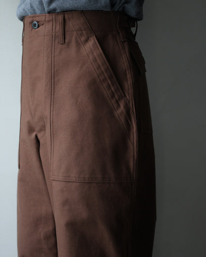 TUKI/0152baker pants "chocolate"