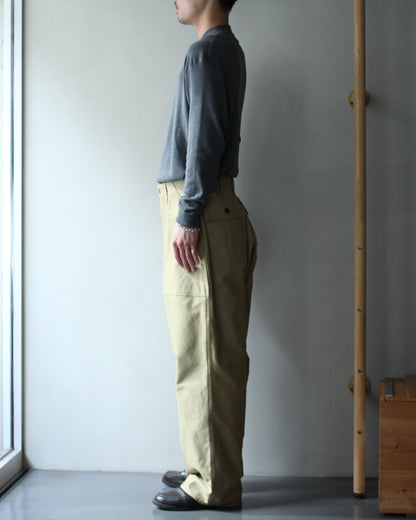 TUKI/0152baker pants "khaki"
