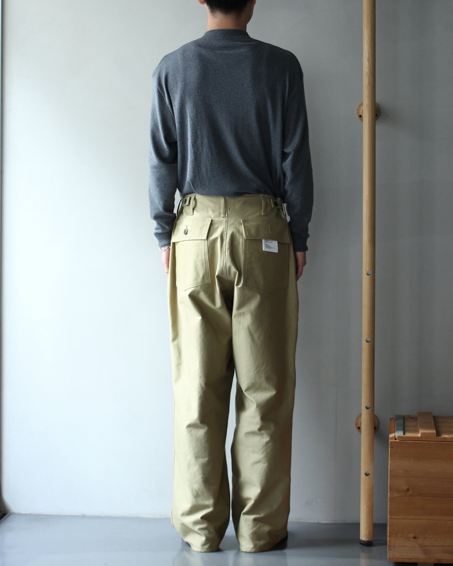 TUKI/0152baker pants "khaki"