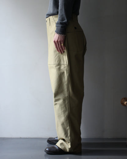 TUKI/0152baker pants "khaki"