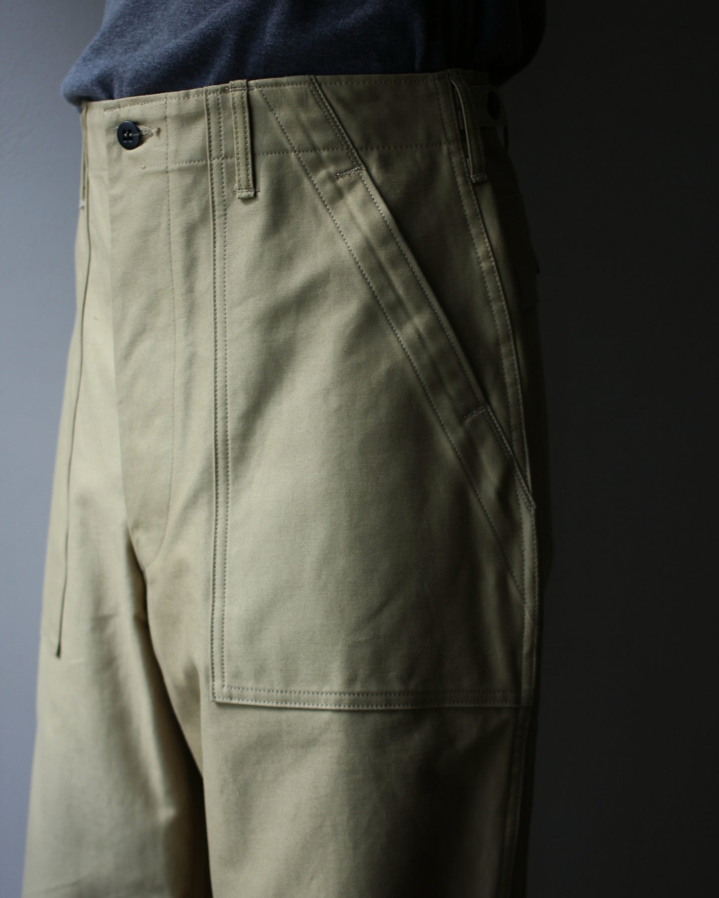 TUKI/0152baker pants "khaki"