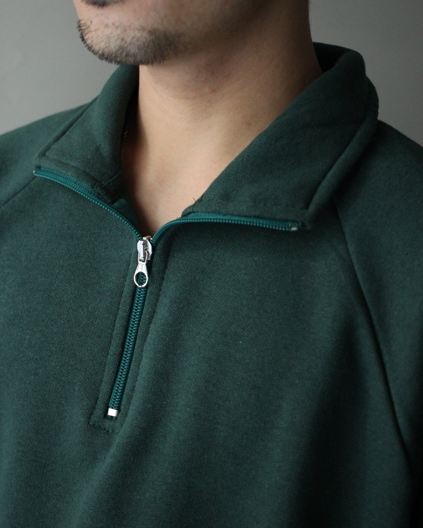 VESTI / FELPA MANICA RAGLAN "Verde Bottiglia (Green)"