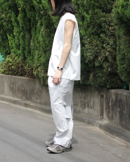 MATSUFUJI / Sleeveless Shirt “WHITE”