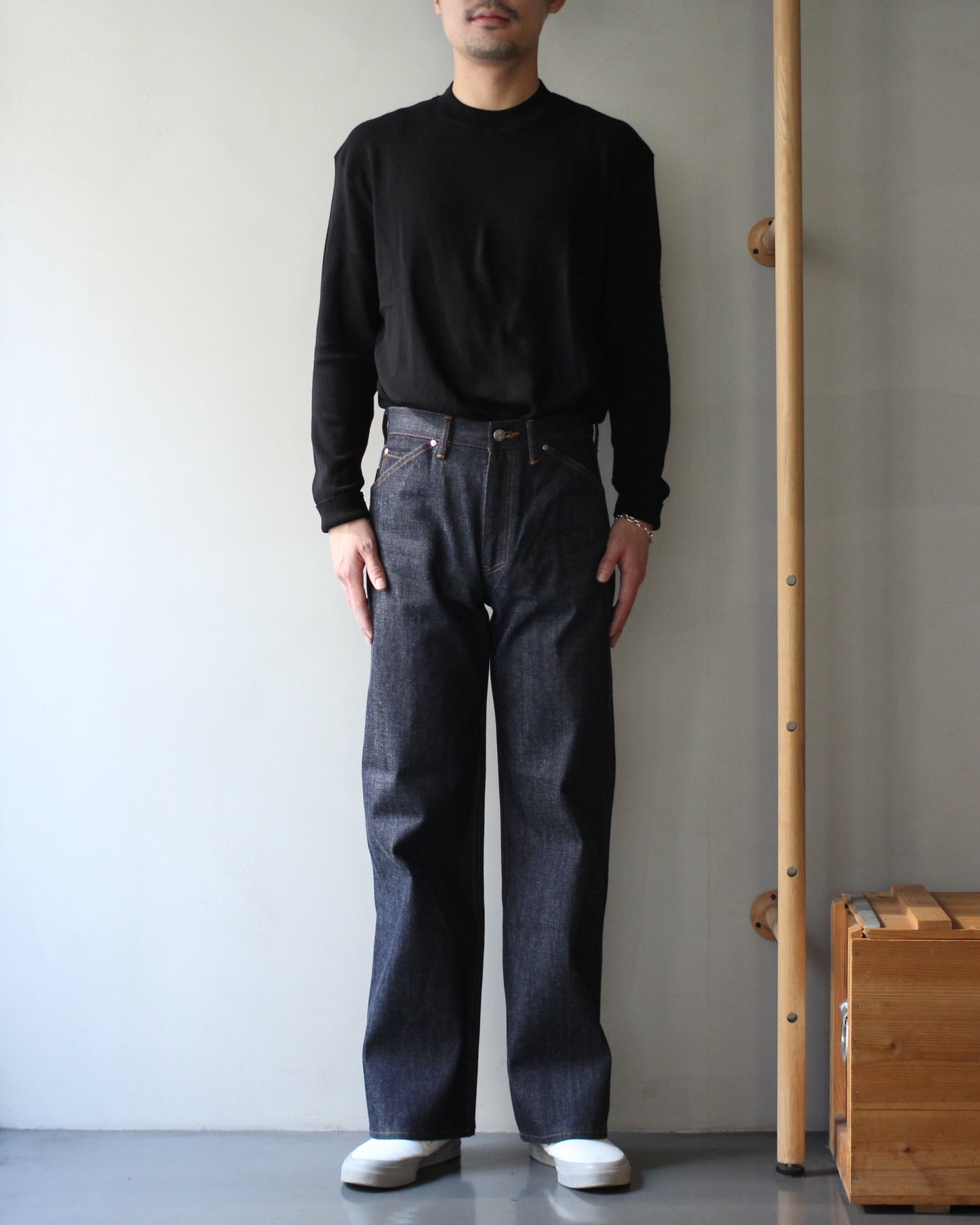 STABILIZER GNZ/lot.0-33(baggy) "indigo"