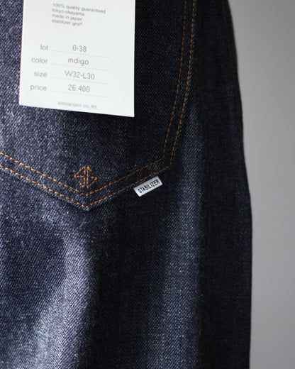 STABILIZER GNZ/lot.0-38(waist overall) "indigo"