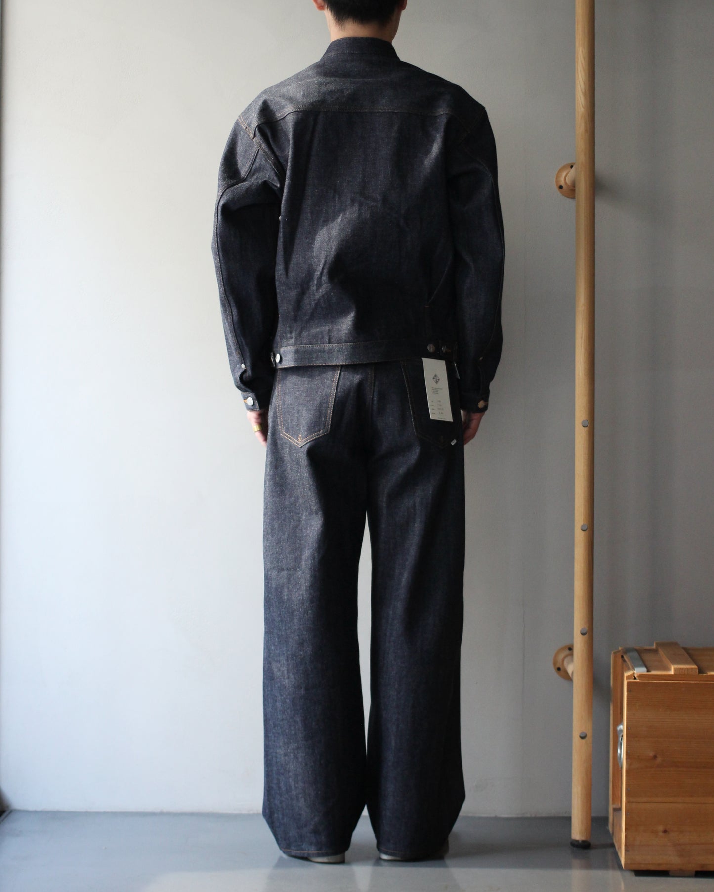 STABILIZER GNZ/lot.8-52 (stand collar jacket) "indigo"