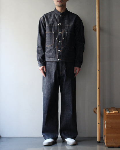 STABILIZER GNZ/lot.8-52 (stand collar jacket) "indigo"