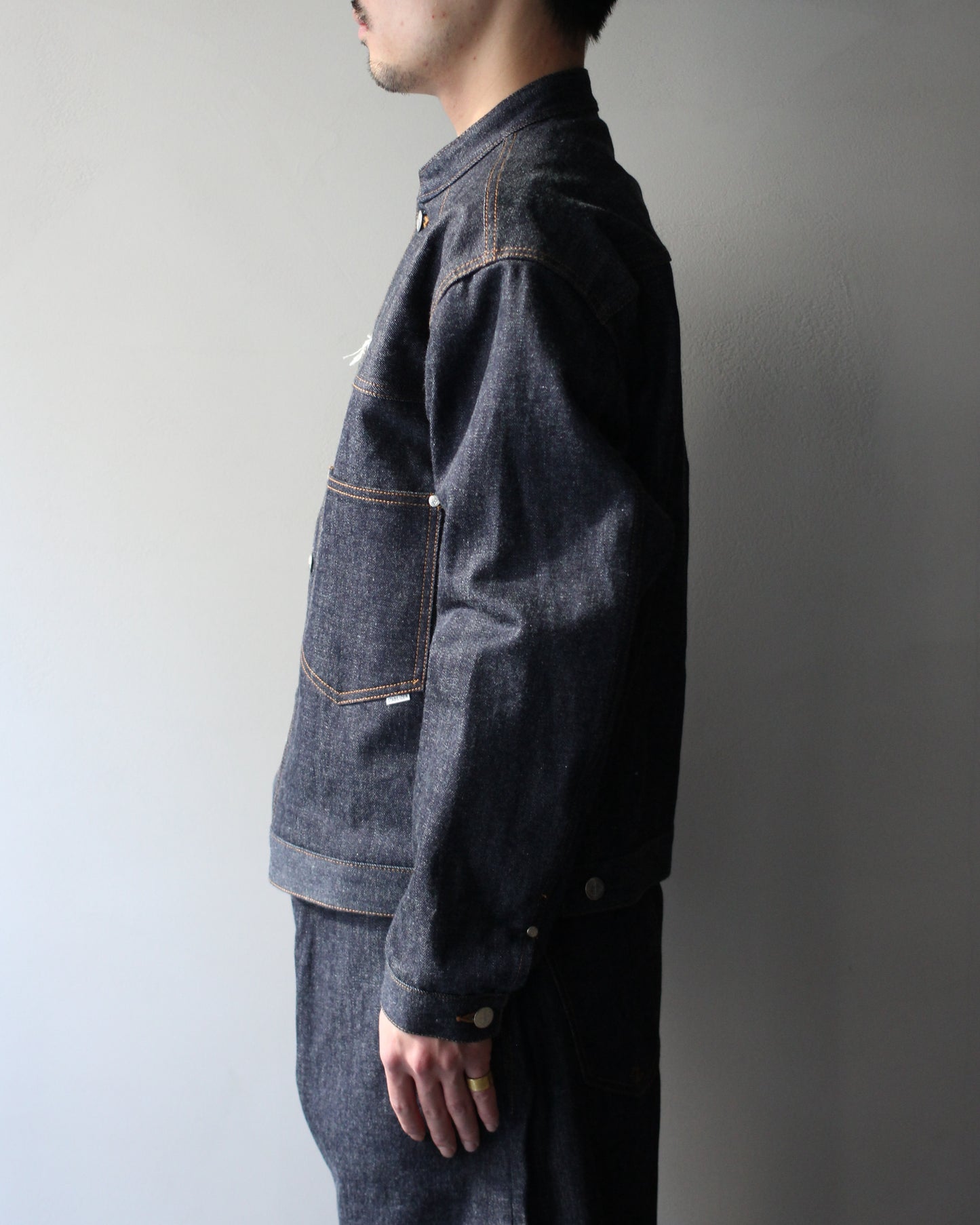 STABILIZER GNZ/lot.8-52 (stand collar jacket) "indigo"
