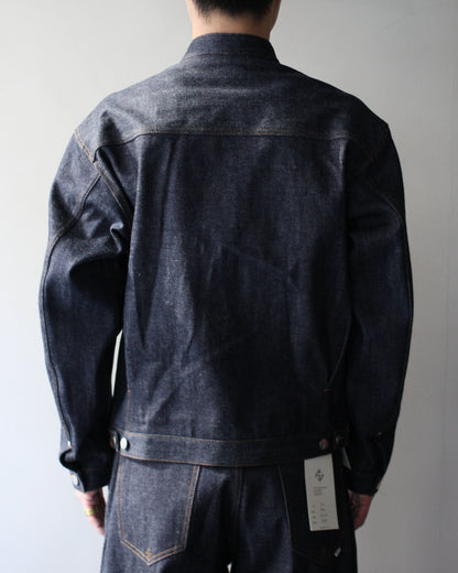STABILIZER GNZ/lot.8-52 (stand collar jacket) "indigo"