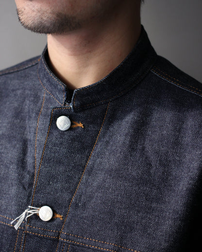 STABILIZER GNZ/lot.8-52 (stand collar jacket) "indigo"