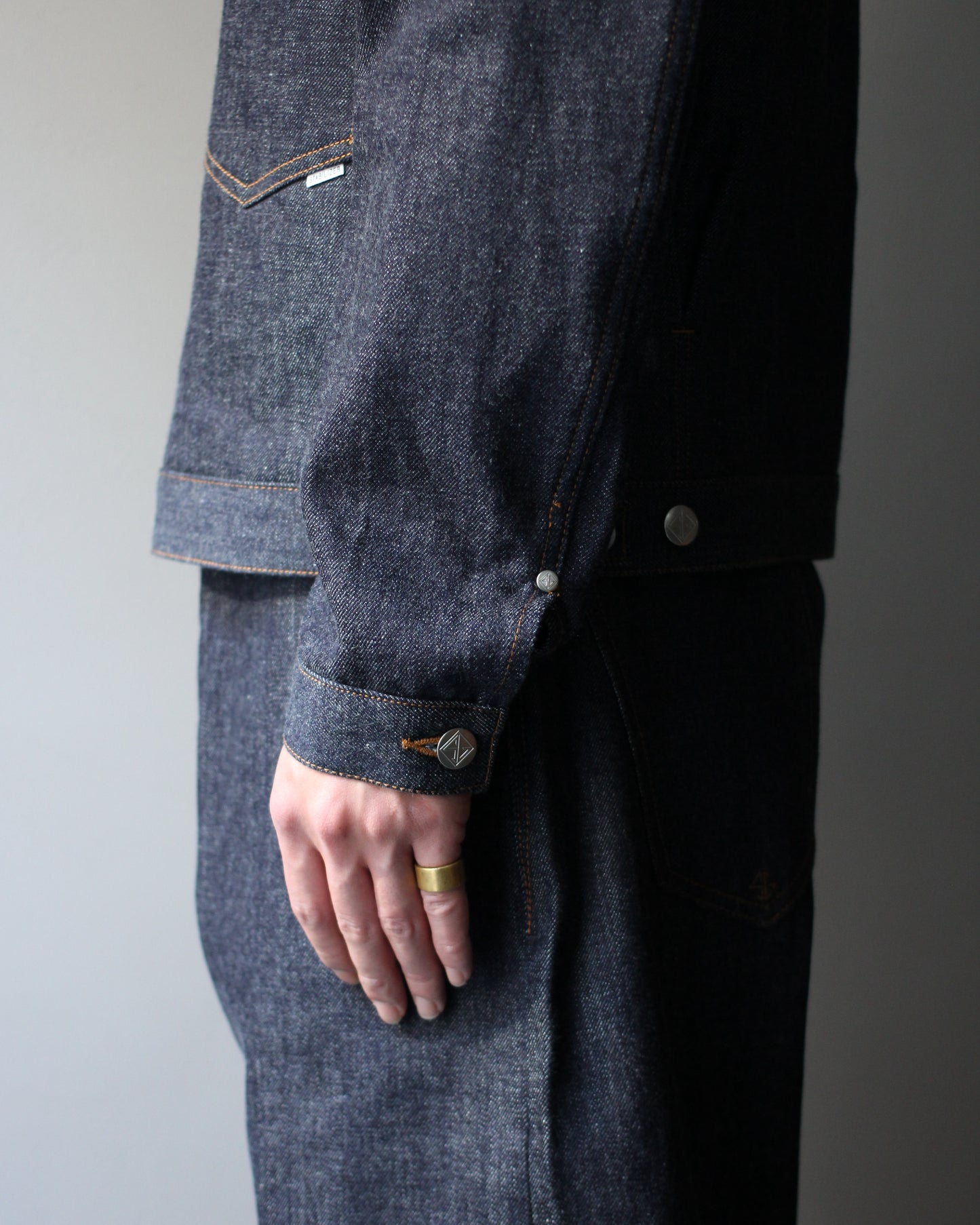 STABILIZER GNZ/lot.8-52 (stand collar jacket) "indigo"