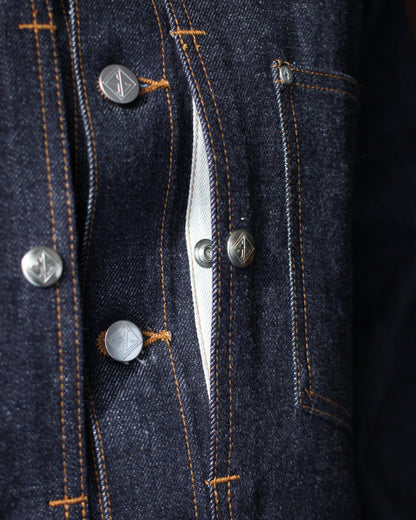 STABILIZER GNZ/lot.8-52 (stand collar jacket) "indigo"