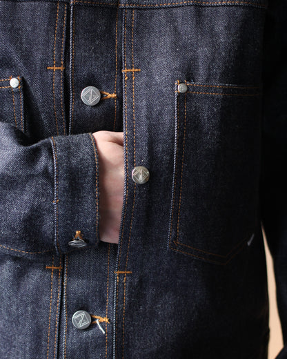 STABILIZER GNZ/lot.8-52 (stand collar jacket) "indigo"