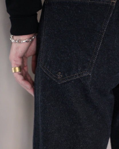 STABILIZER GNZ/lot.0-09(selvedge wide straight) "c.black"