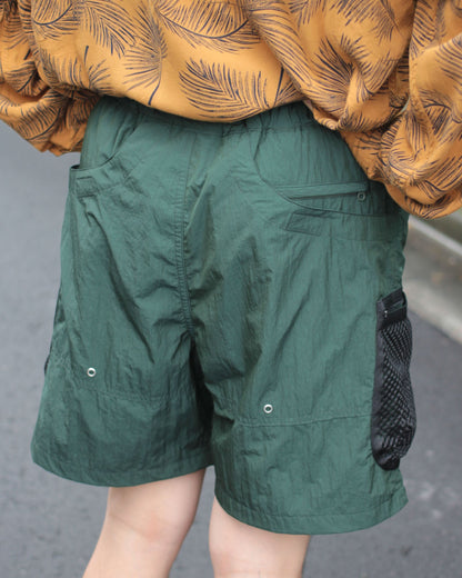 ENDS and MEANS（エンズアンドミーンズ）Utillity Shorts"woods green"