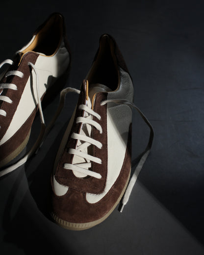 An Irrational Element/Sculpture Trainer "Off-White & Chocolate"