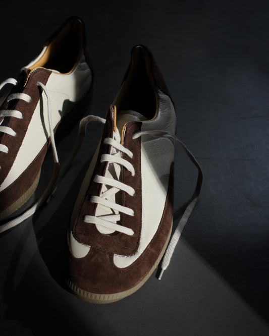 An Irrational Element/Sculpture Trainer "Off-White & Chocolate"
