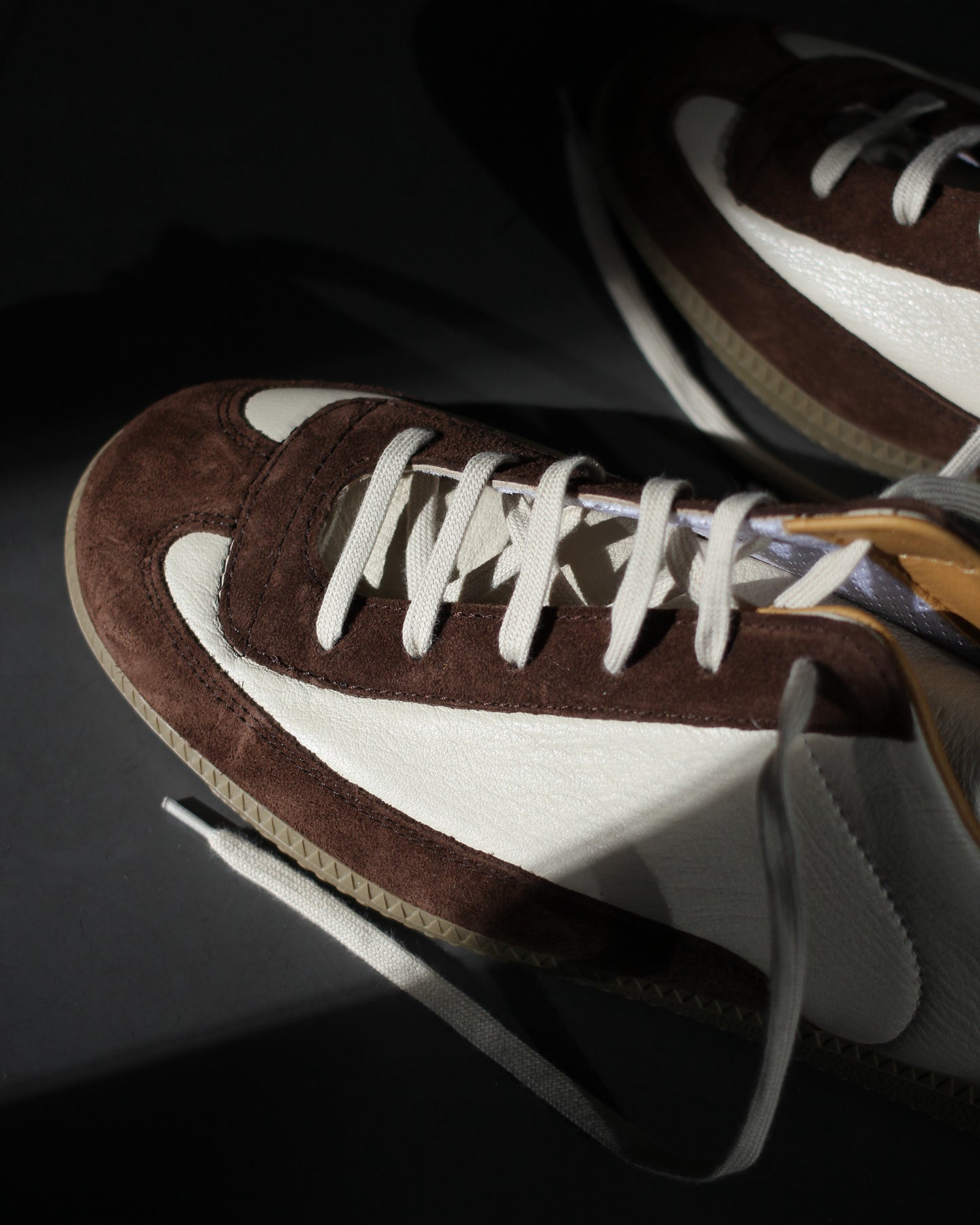 An Irrational Element/Sculpture Trainer "Off-White & Chocolate"