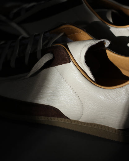 An Irrational Element/Sculpture Trainer "Off-White & Chocolate"