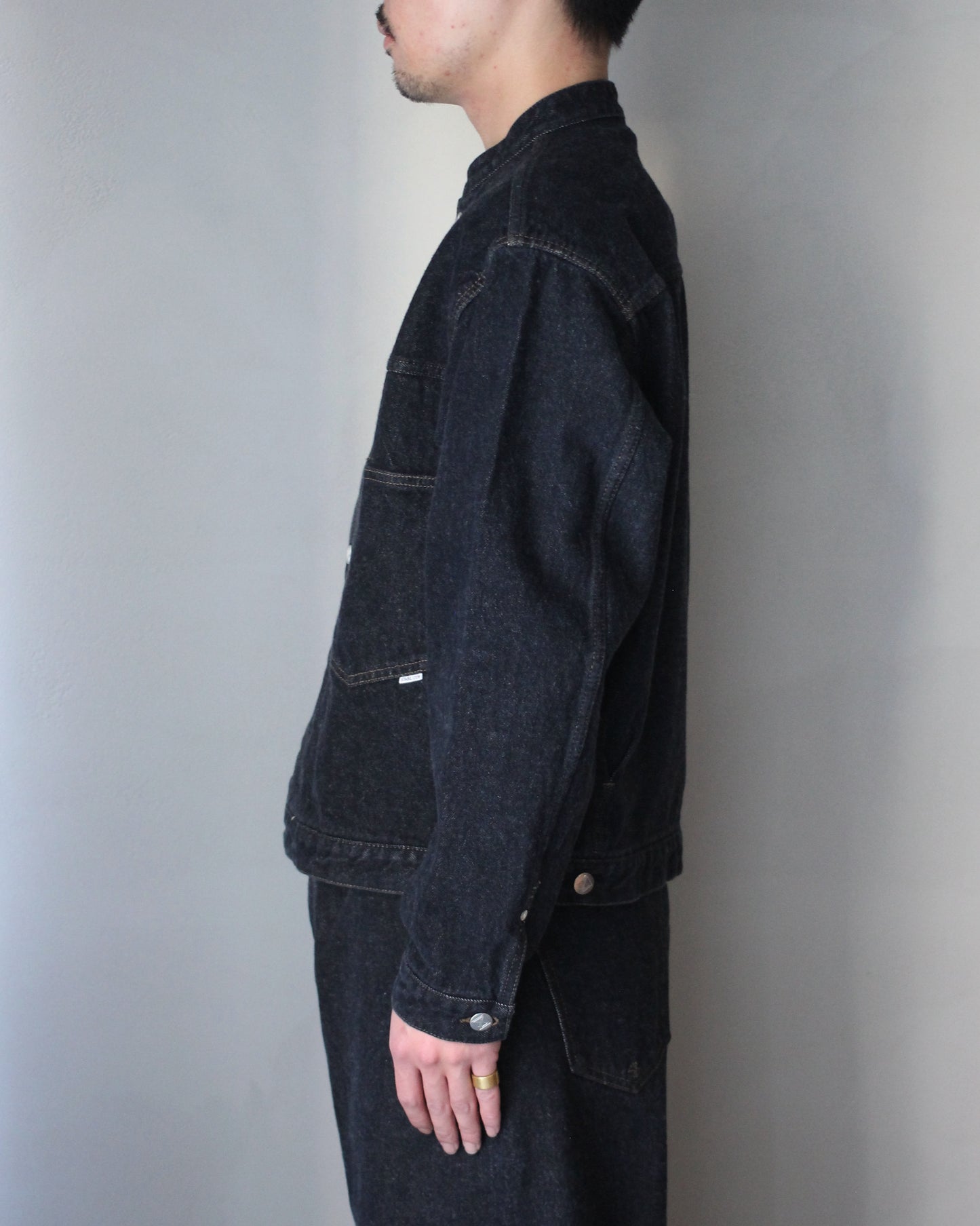 STABILIZER GNZ/lot.8-52 (Stand Collar Jacket) "c.black"