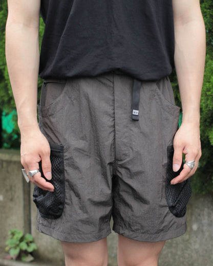 ENDS and MEANS（エンズアンドミーンズ）Utillity Shorts"african black"