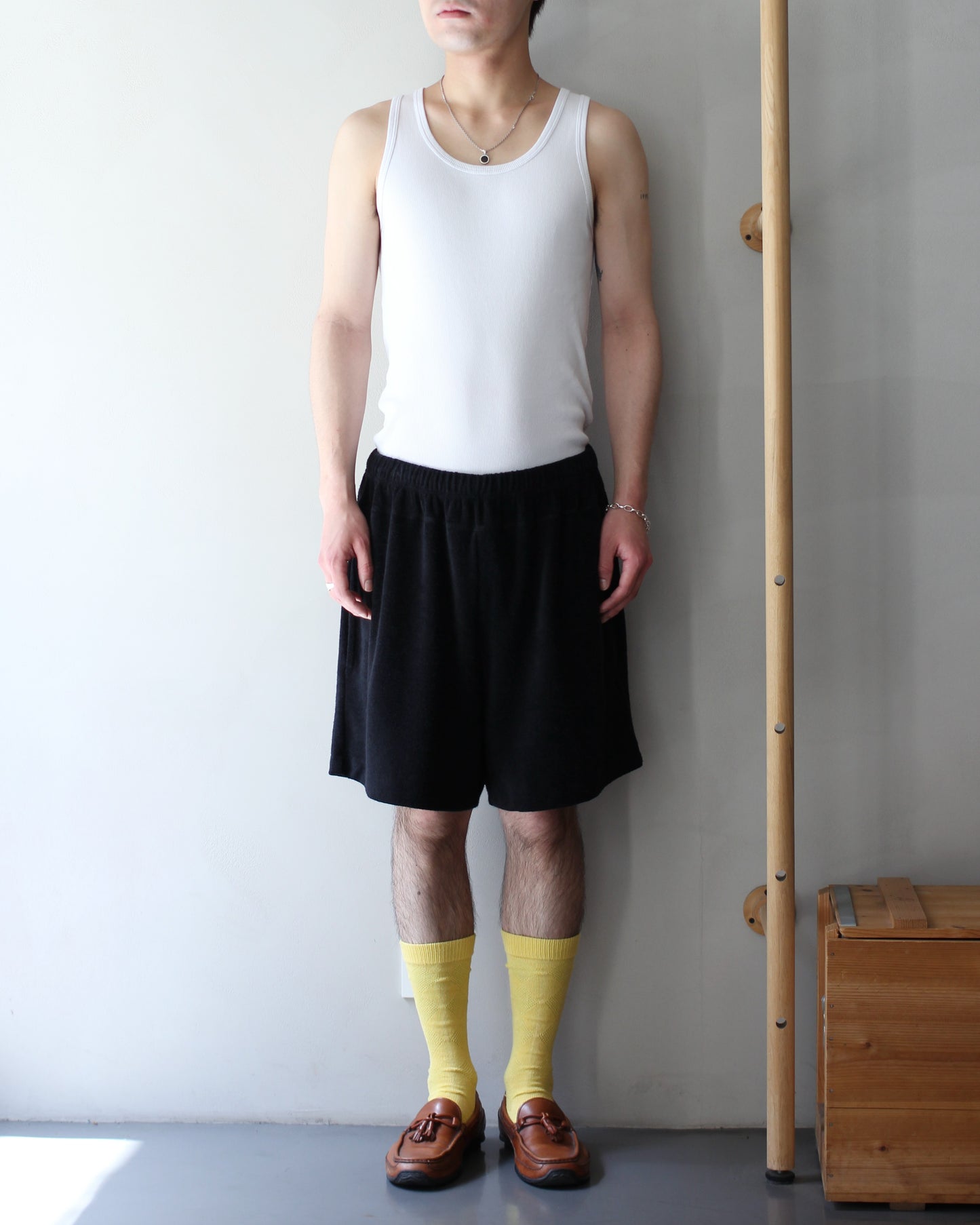 HOWLIN'（ハウリン） / Towel Shorts "Black"