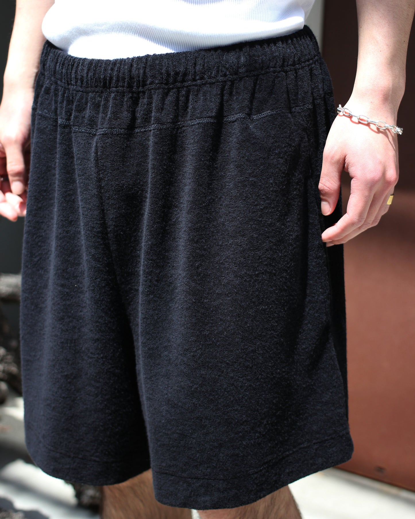 HOWLIN'（ハウリン） / Towel Shorts "Black"