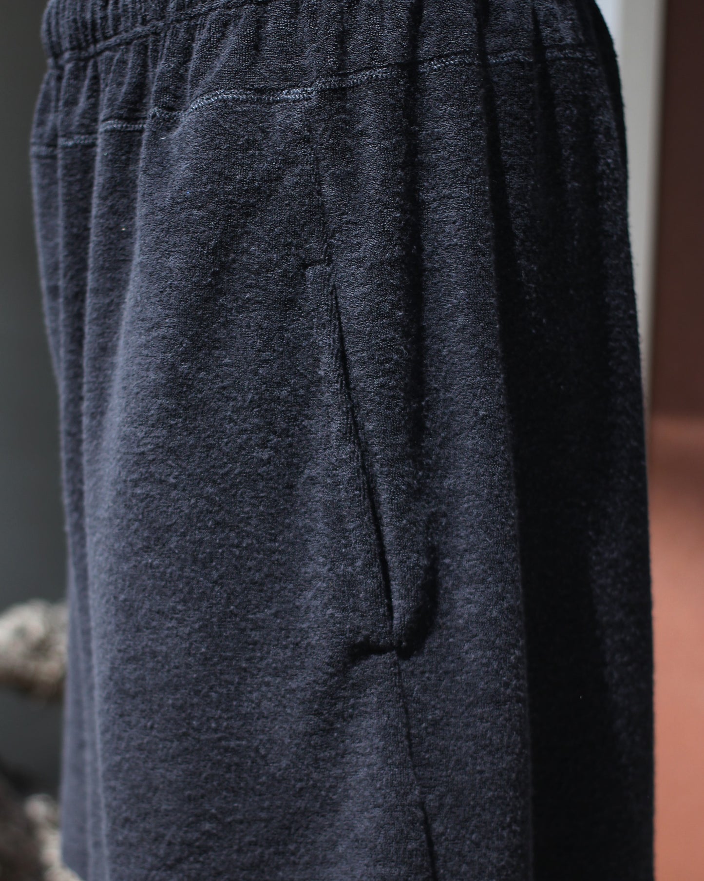 HOWLIN'（ハウリン） / Towel Shorts "Black"