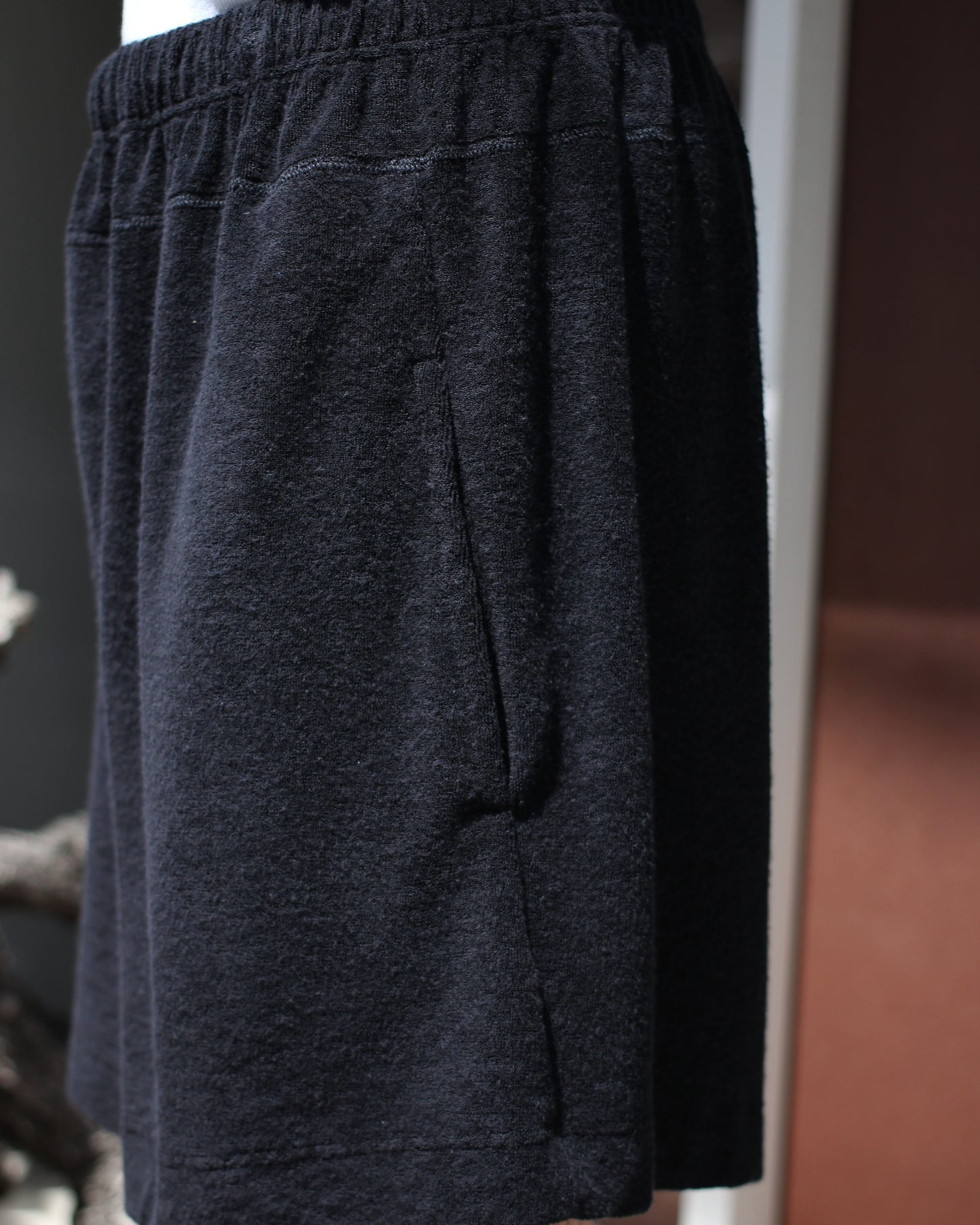 HOWLIN'（ハウリン） / Towel Shorts "Black"