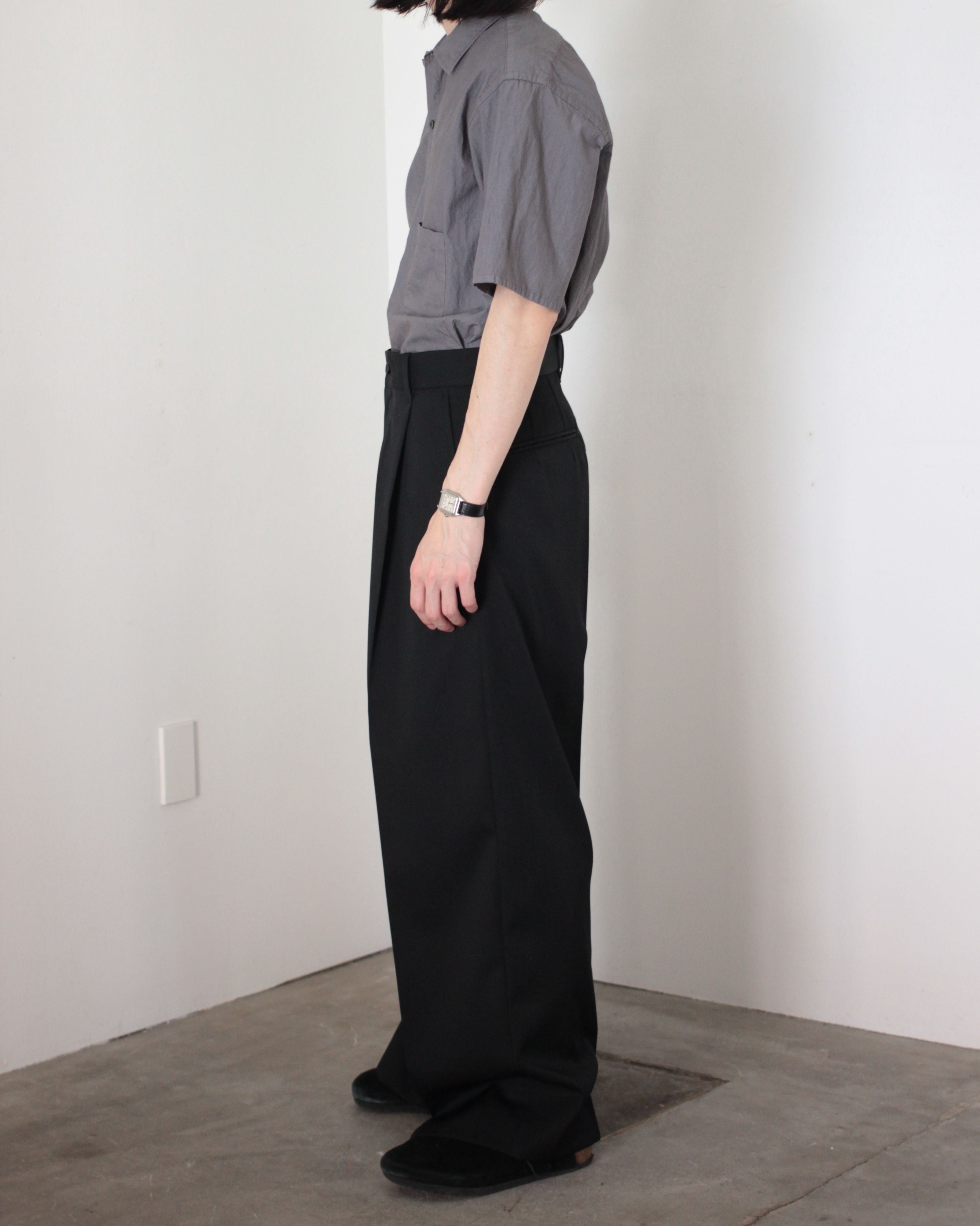 タグ付きstein EXTRA WIDE TROUSERS