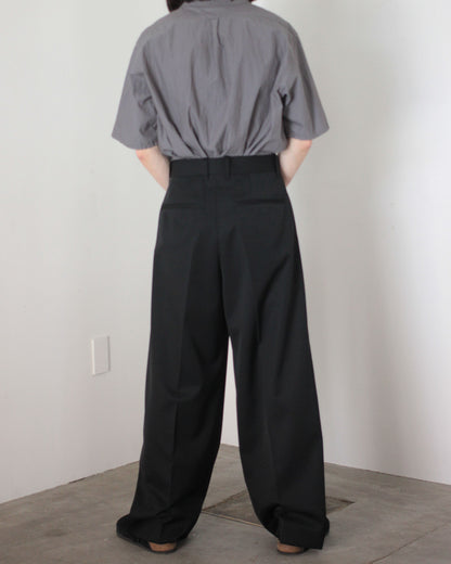 stein /  Extra Wide Trousers "BLACK"