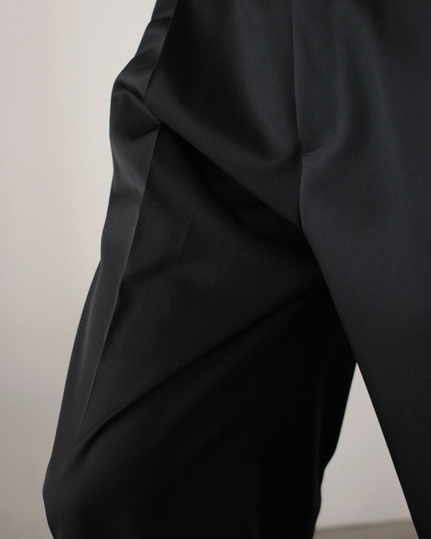 stein /  Extra Wide Trousers "BLACK"