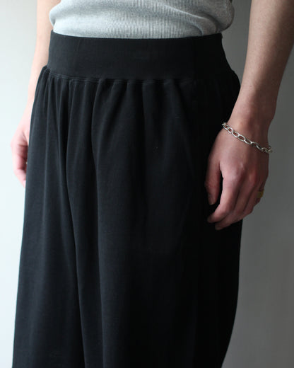 ULTERIOR/SOFT DRY SHORT LOOP TERRY BAGGY SHORTS "BLACK"