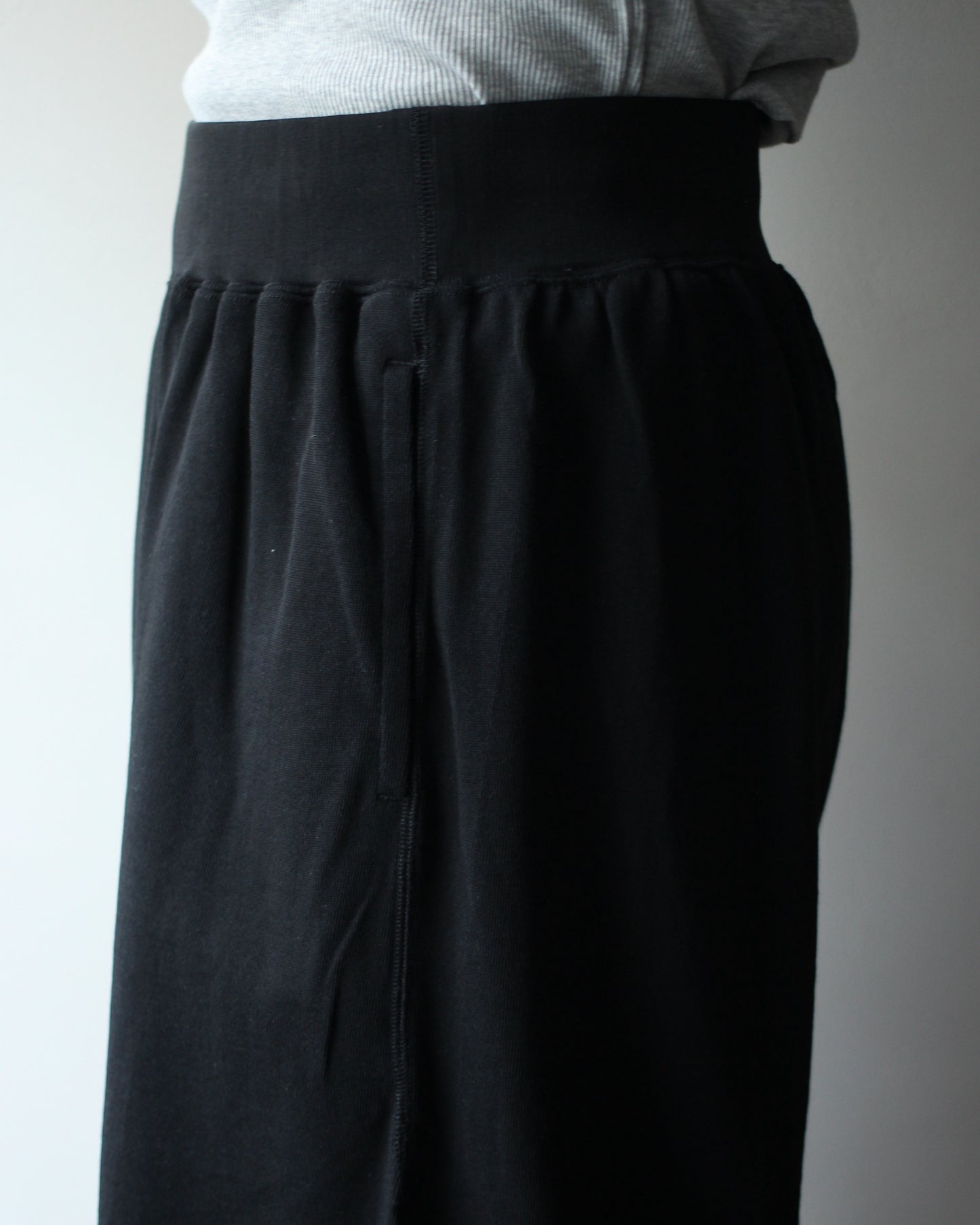 ULTERIOR/SOFT DRY SHORT LOOP TERRY BAGGY SHORTS "BLACK"