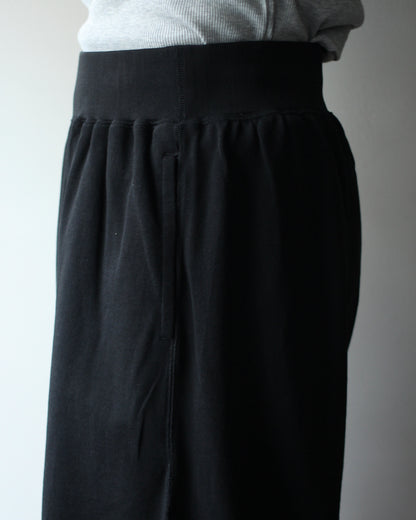 ULTERIOR/SOFT DRY SHORT LOOP TERRY BAGGY SHORTS "BLACK"