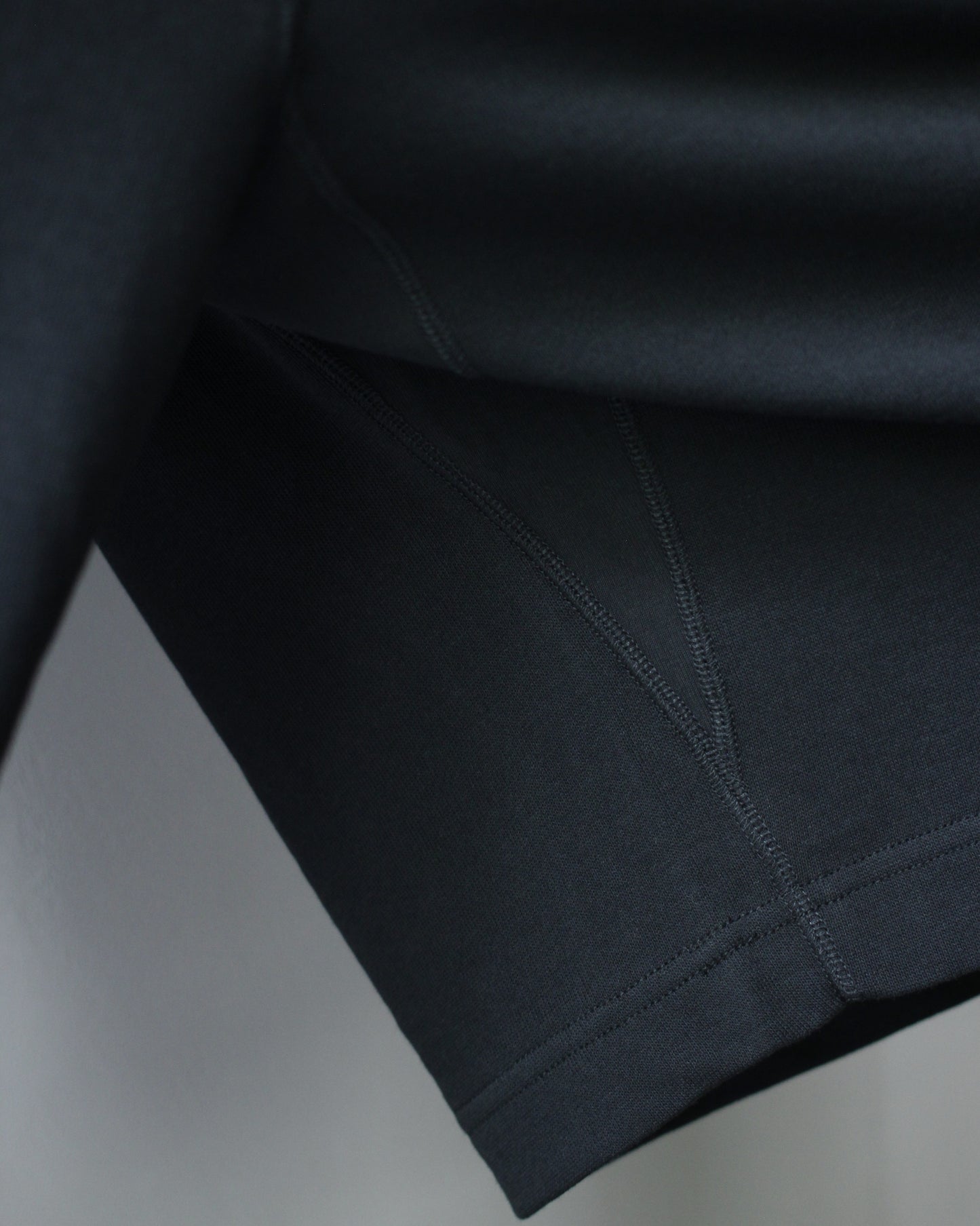 ULTERIOR/SOFT DRY SHORT LOOP TERRY BAGGY SHORTS "BLACK"