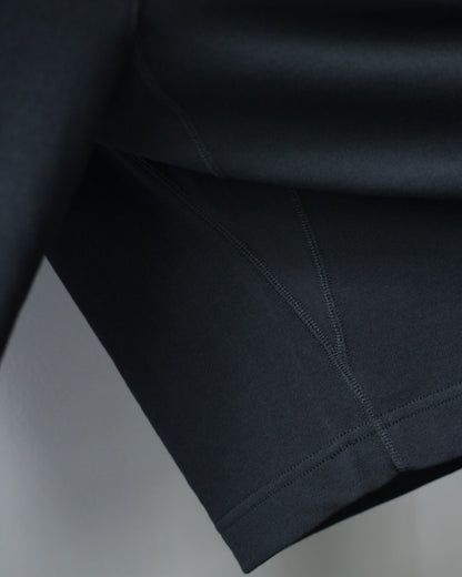ULTERIOR/SOFT DRY SHORT LOOP TERRY BAGGY SHORTS "BLACK"