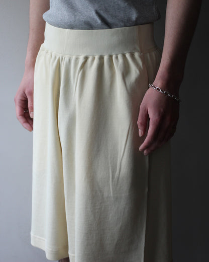 ULTERIOR/SOFT DRY SHORT LOOP TERRY BAGGY SHORTS "YELLOW BEIGE"