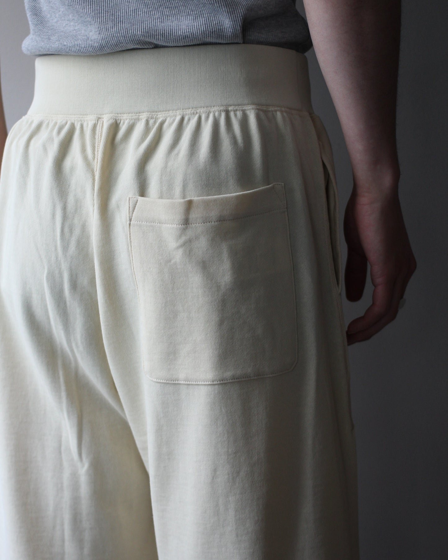 ULTERIOR/SOFT DRY SHORT LOOP TERRY BAGGY SHORTS "YELLOW BEIGE"